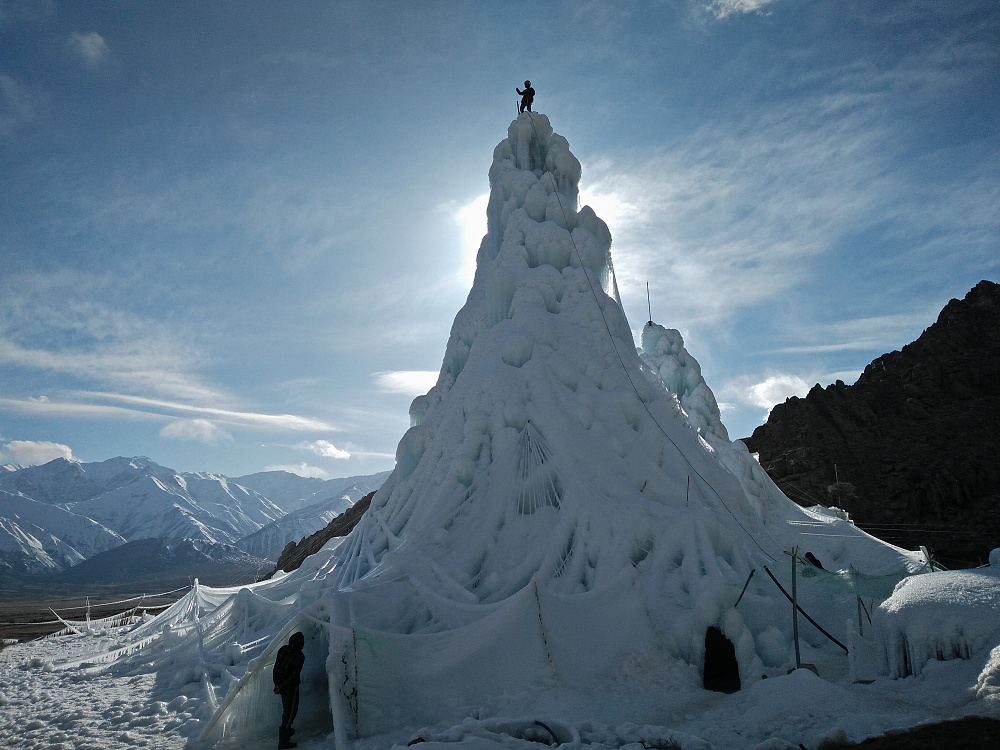 Ice Stupa - Suryanarayanan